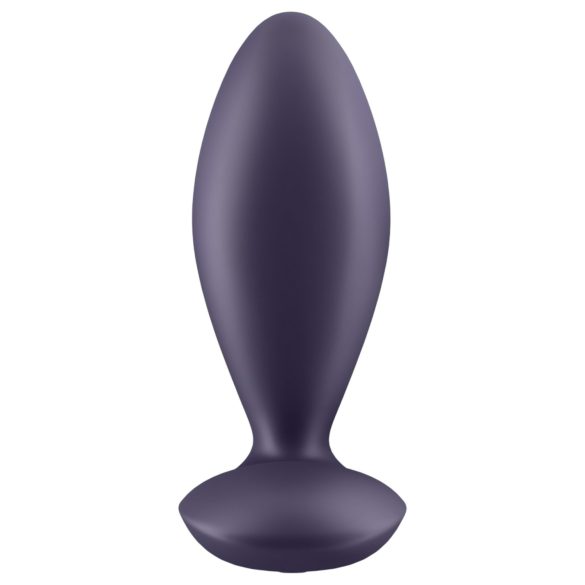 Satisfyer Power Plug - analinis vibruojantis kaištis - violetinis