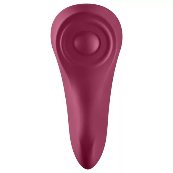 Satisfyer Sexy Secret - programėle valdomas vibruojantis kelnaičių masažuoklis (raudonas)