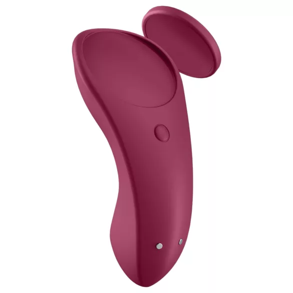 Satisfyer Sexy Secret - programėle valdomas vibruojantis kelnaičių masažuoklis (raudonas)