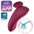 Satisfyer Sexy Secret - programėle valdomas vibruojantis kelnaičių masažuoklis (raudonas)