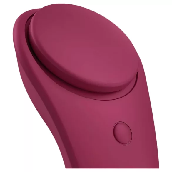 Satisfyer Sexy Secret - programėle valdomas vibruojantis kelnaičių masažuoklis (raudonas)