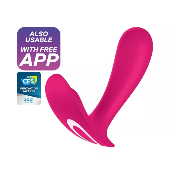 Satisfyer Top Secret - vibratorius su 2 motorais - rožinis