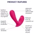 Satisfyer Top Secret - programėle valdomas vibratoriaus kiaušinėlis (rožinis)
