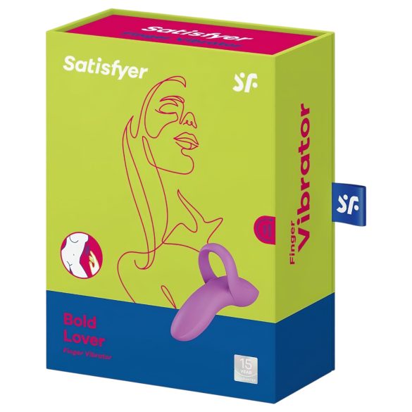 Satisfyer Bold Lover - pirštinis vibratorius - įkraunamas, vandeniui atsparus