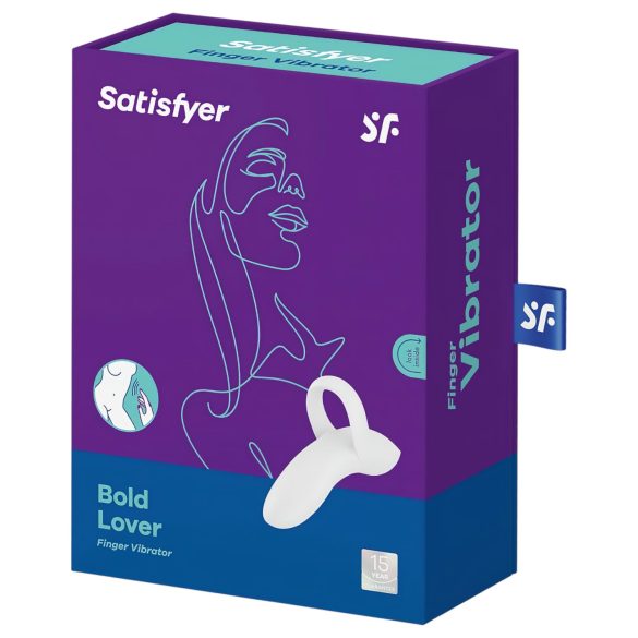 Satisfyer Bold Lover - piršto vibratorius - įkraunamas, atsparus vandeniui