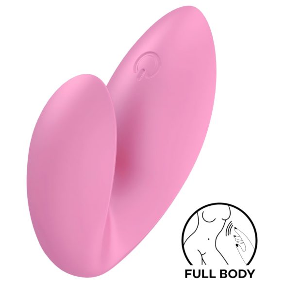Satisfyer Love Riot - įkraunamas, vandeniui atsparus pirštų vibratorius (rožinis)