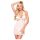 Penthouse Sweet & Spicy - nėrinių rinkinys su petnešėlėmis (balta) - L/XL