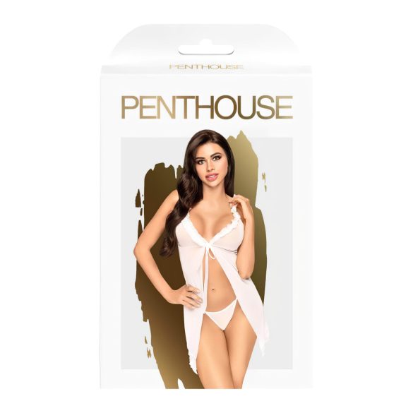 Penthouse After Sunset - permatomas babydoll su kelnaitėmis - balta - L/XL