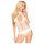 Penthouse Perfect Lover - bodis su kaklo juostele - baltas - M/L