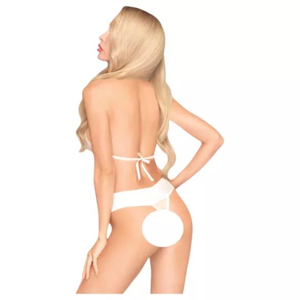Penthouse Perfect Lover - bodis su kaklo juostele - baltas - L/XL