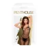 Penthouse Dark Wish - atviras tinklinis bodis - juodas