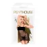 Penthouse Ecstasy Queen - tinklinė suknelė su juostomis - juoda - XL