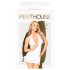 Penthouse Earth-shaker - halter suknelė ir stringai (balta) - M/L