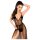 Penthouse Best Forplay - nėriniu kūno aksesuaras su tiulio šaliu (juodas) - M/L