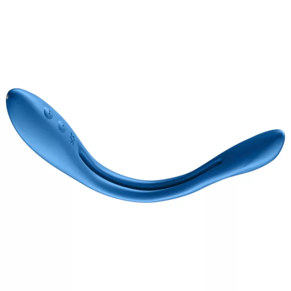 Satisfyer Elastic Game - porų vibratorius - lankstus, įkraunamas - mėlynas