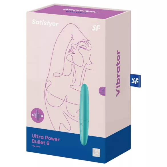 Satisfyer - kulka vibratorius - atsparus vandeniui - turkio spalvos