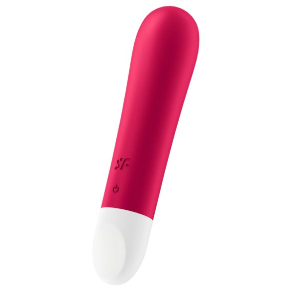 Satisfyer - kulka vibratorius - įkraunamas, atsparus vandeniui - raudonas