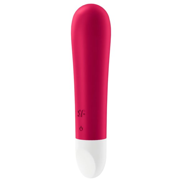 Satisfyer - kulka vibratorius - įkraunamas, atsparus vandeniui - raudonas