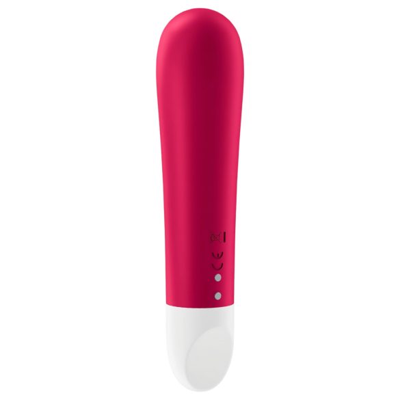 Satisfyer - kulka vibratorius - įkraunamas, atsparus vandeniui - raudonas