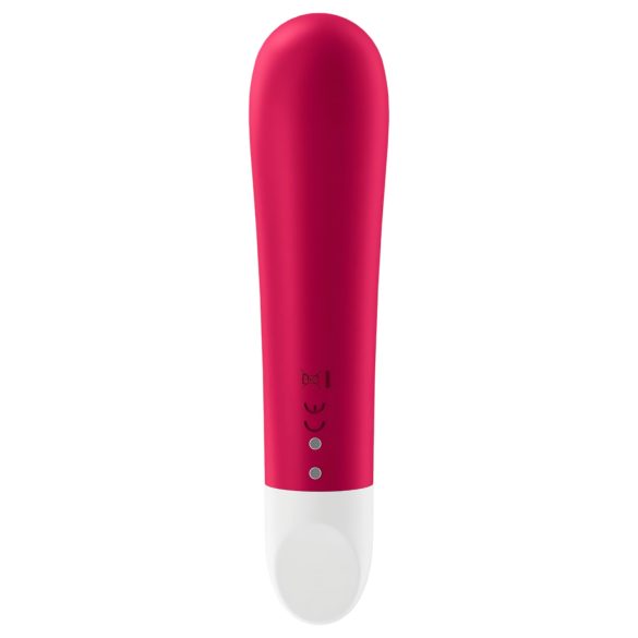 Satisfyer - kulka vibratorius - įkraunamas, atsparus vandeniui - raudonas