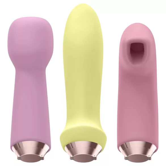 Satisfyer Marvelous Four - vibratorių rinkinys 4 dalių - įkraunamas