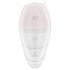 Satisfyer Supernova - įkraunamas 2in1 oro bangų vibratorius (baltas)