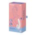 Satisfyer Supernova - įkraunamas 2in1 oro bangų vibratorius (baltas)
