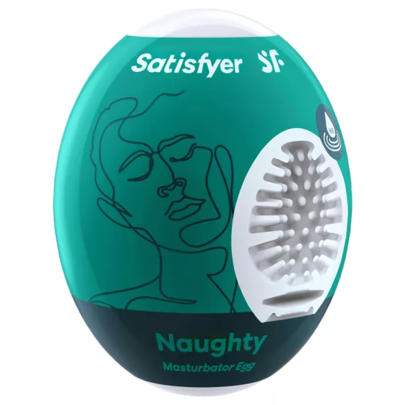 Satisfyer Egg Naughty - masturbatorius vyrams - kiaušinio formos - 1 vnt