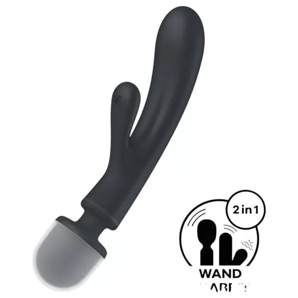 Satisfyer Triple Lover - G taško vibratorius ir masažuoklis - sidabrinis