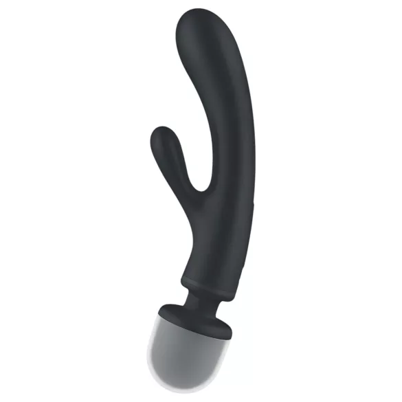 Satisfyer Triple Lover - G taško vibratorius ir masažuoklis - sidabrinis