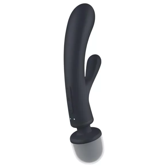 Satisfyer Triple Lover - G taško vibratorius ir masažuoklis - sidabrinis