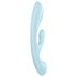 Satisfyer Triple Oh - įkraunamas vibratorius su švelniu klitorio stimuliatoriumi (mėlynas)