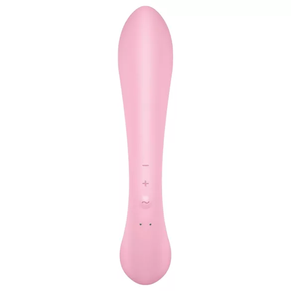 Satisfyer Triple Oh - klitorio ir G taško vibratorius - įkraunamas - rožinis