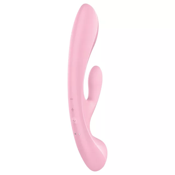 Satisfyer Triple Oh - klitorio ir G taško vibratorius - įkraunamas - rožinis