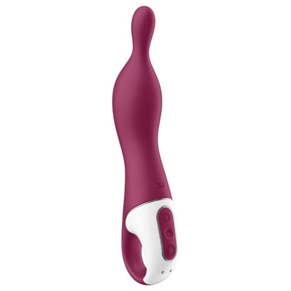 Satisfyer A-Mazing 1 - įkraunamas taško A vibratorius (raudonas)