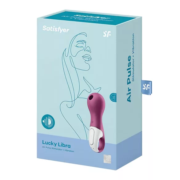 Satisfyer Lucky Libra - klitorinė stimuliatorius su oro bangomis - violetinė