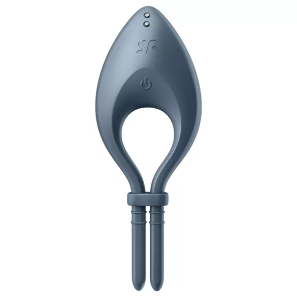 Satisfyer Bullseye - programėle valdoma vibruojanti penio mova vyrams (pilka)
