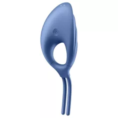   Satisfyer Swordsman - vibruojantis penio žiedas - mėlynas - įkraunamas