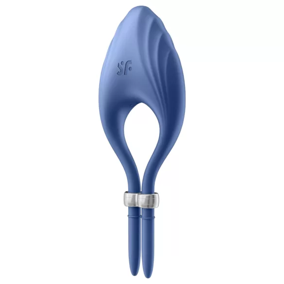 Satisfyer Duelist - vibruojantis penio žiedas - įkraunamas - mėlynas