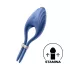 Satisfyer Duelist - vibruojantis penio žiedas - įkraunamas - mėlynas