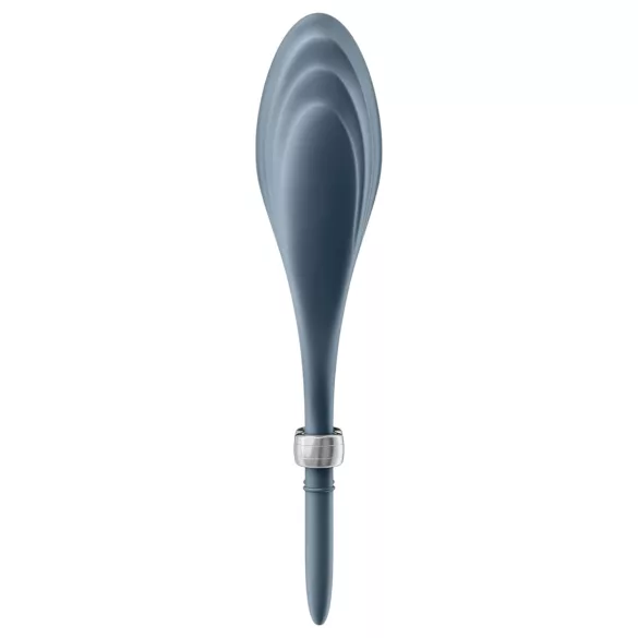 Satisfyer Duelist - vibruojantis penio žiedas - pilkas - įkraunamas