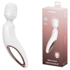 Satisfyer Wand-erland - masažuoklis vibratorius (baltas)
