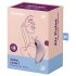 Satisfyer Vulva Lover 1 - klitorio stimuliatorius su oro bangomis - violetinis