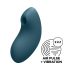 Satisfyer Vulva Lover 2 - įkraunamas oro bangų klitorio vibratorius (mėlynas)