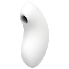   Satisfyer Vulva Lover 2 - klitorio vibratorius su oro bangomis - balta