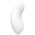 Satisfyer Vulva Lover 2 - klitorio vibratorius su oro bangomis - balta