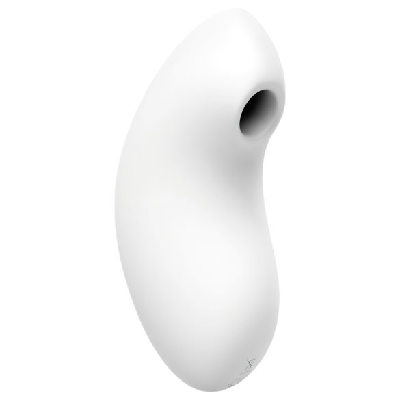 Satisfyer Vulva Lover 2 - klitorio vibratorius su oro bangomis - balta