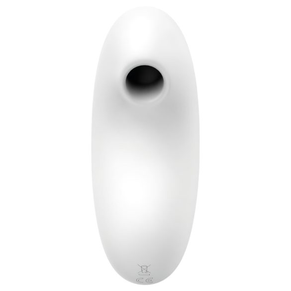 Satisfyer Vulva Lover 2 - klitorio vibratorius su oro bangomis - balta