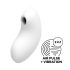 Satisfyer Vulva Lover 2 - oro bangos klitorio vibratorius (baltas)