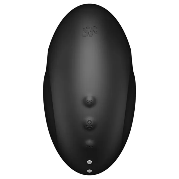 Satisfyer Vulva Lover 3 - klitorinis stimuliatorius su oro bangomis - juodas